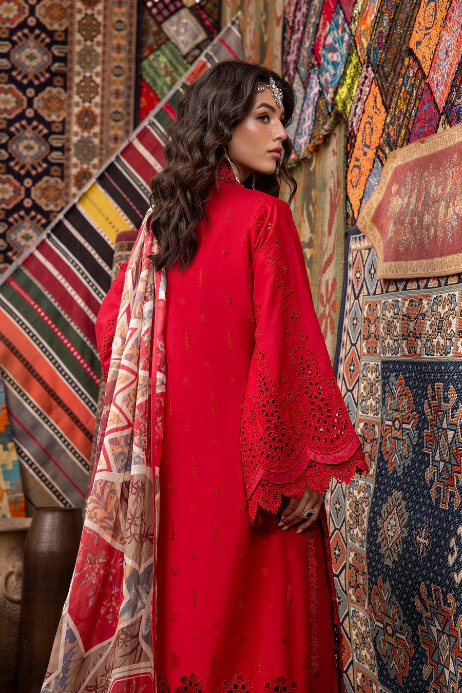 Maria.B. Dhanak Embroidered 3 Piece | MB110