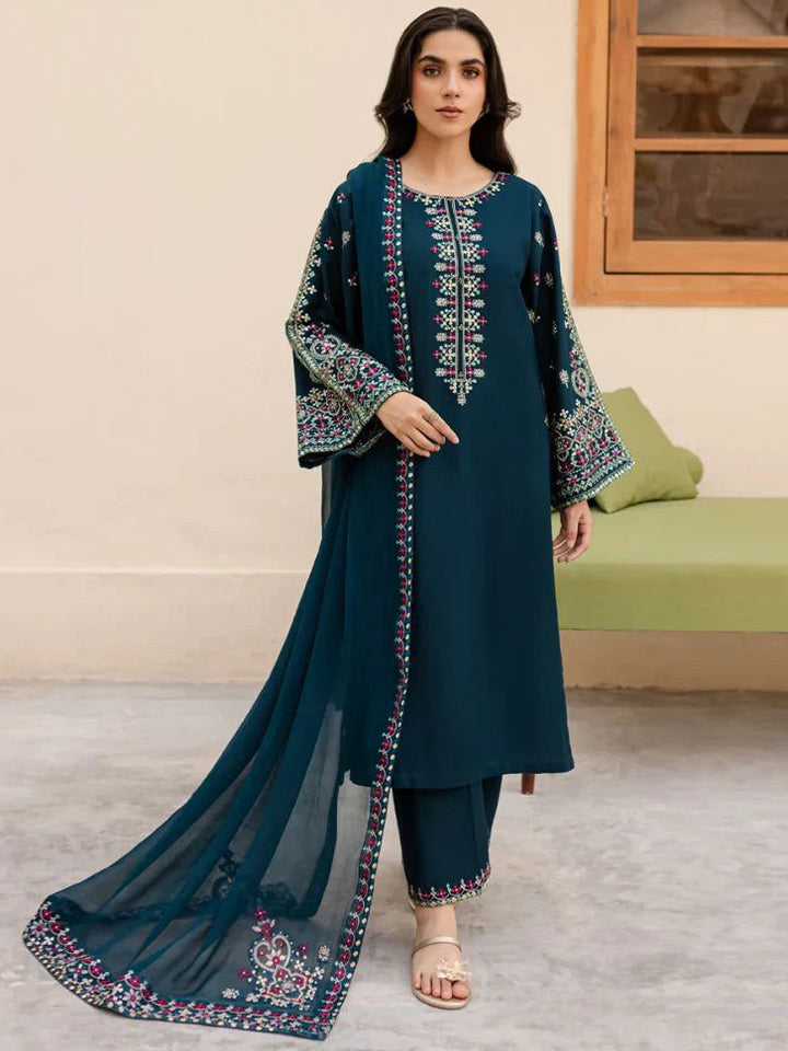 Batik Dhanak Embroidered 3 Piece | BK100