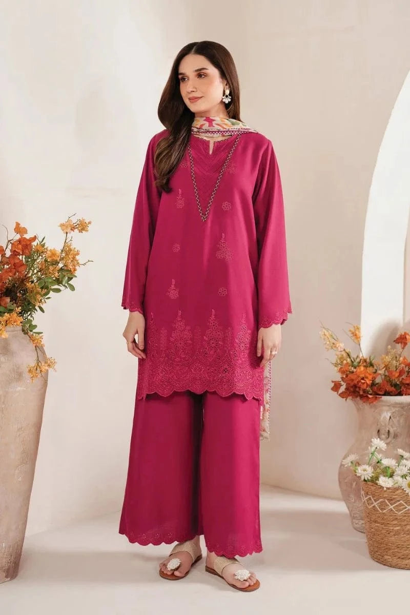 Sapphire Dhanak Embroidered 3 Piece | SP107