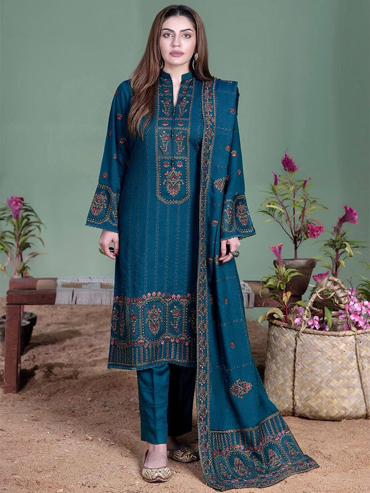Mohagni Dhanak Embroidered 3 Piece | MG102