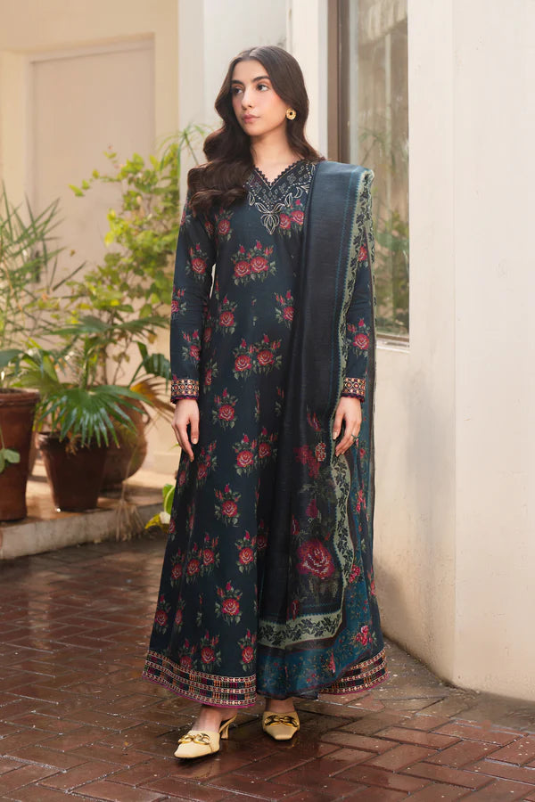 BAROQUE Khaddar Digital Printed 3 Piece | BQ100