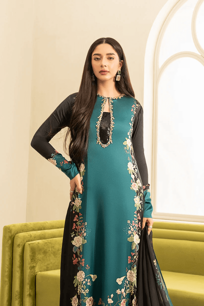 Lulusar Silk Digital Printed 3 Piece | LR100