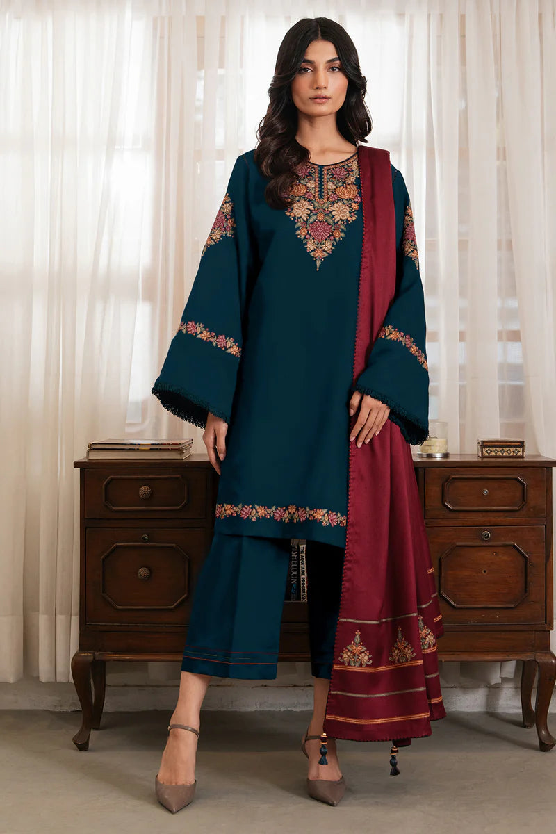 Jazmin Dhanak Embroidered 3 Piece | JZ101