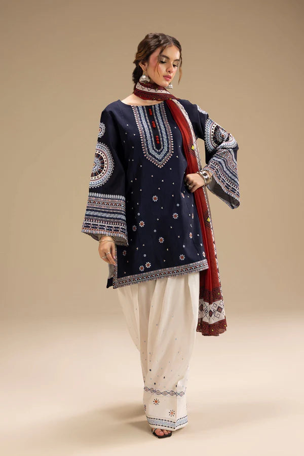 Jazmin Dhanak Embroidered 3 Piece | JZ103