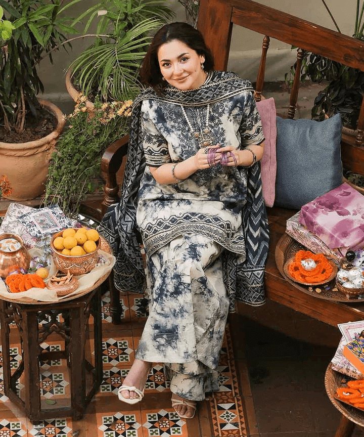 Sapphire Dhanak Embroidered 3 Piece | SP105