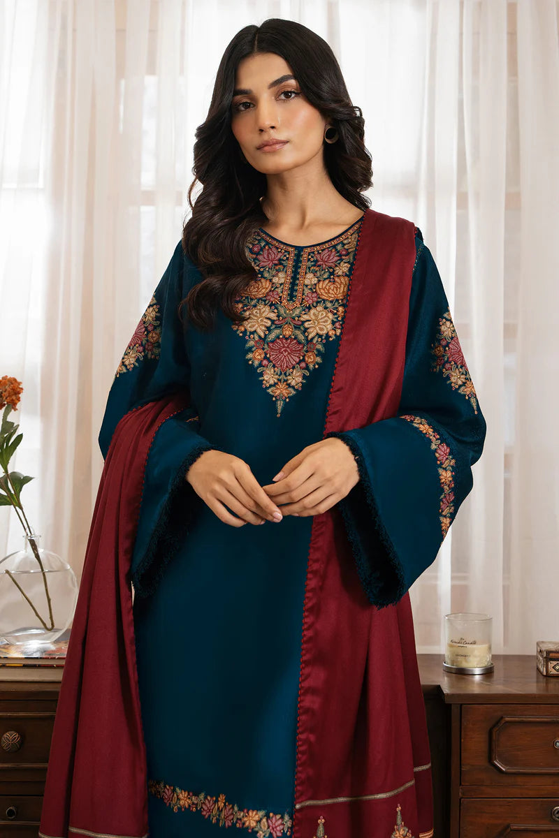 Jazmin Dhanak Embroidered 3 Piece | JZ101