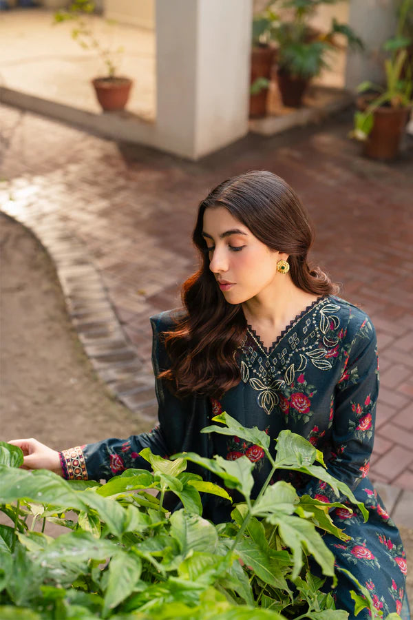 BAROQUE Khaddar Digital Printed 3 Piece | BQ100