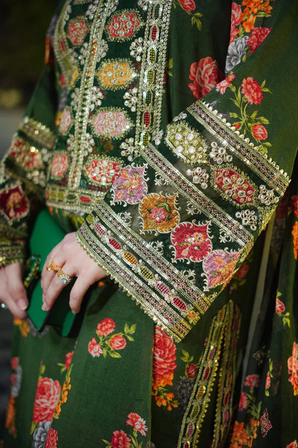 Aneela Shamoz Silk Embroidered 3 Piece | AN105