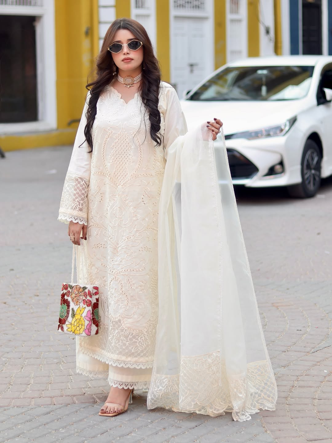 Shanzay Lawn Embroidered 3 Piece | SH110