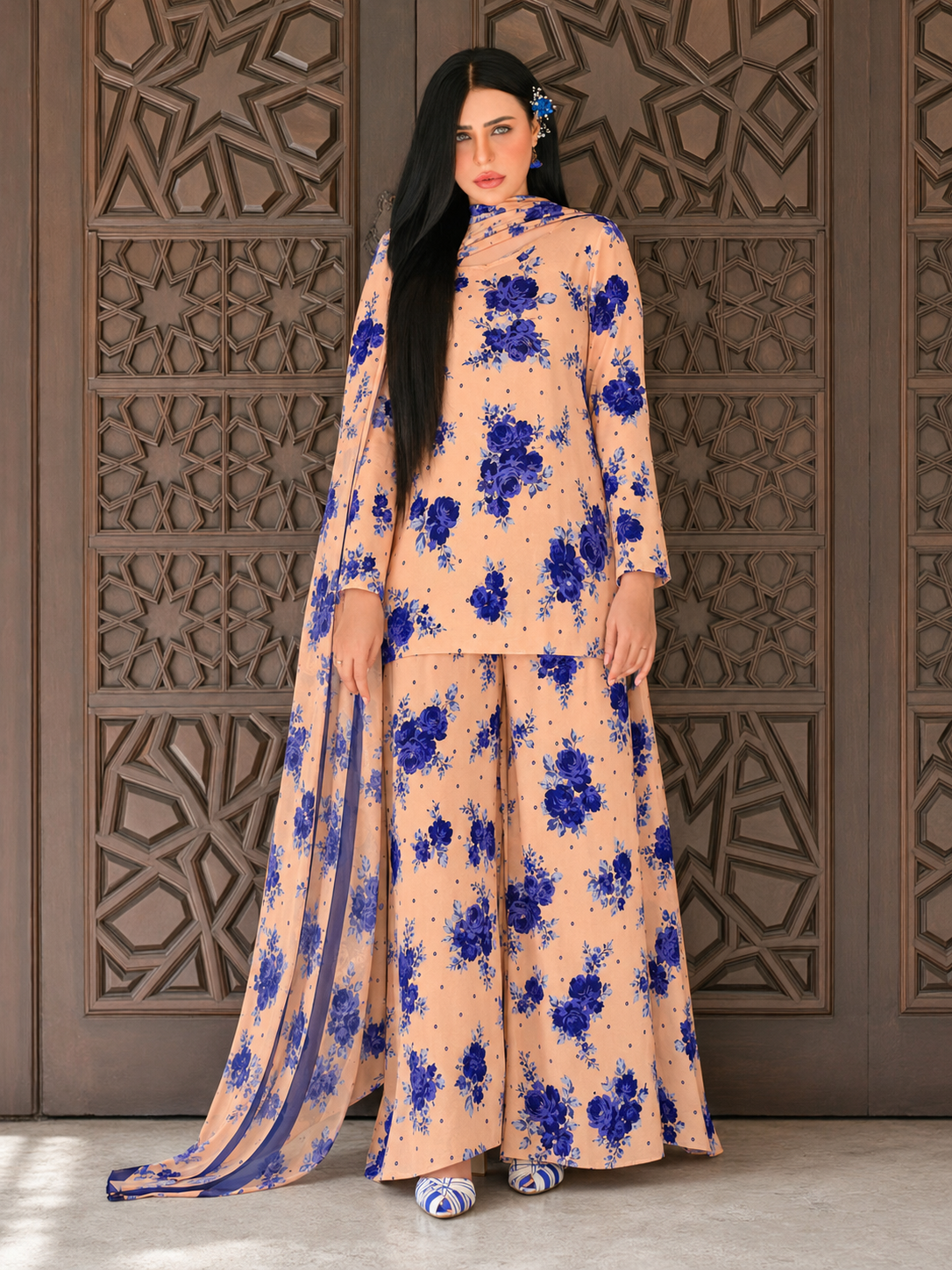 Maria B Silk Digital Printed 3 Piece | MB294
