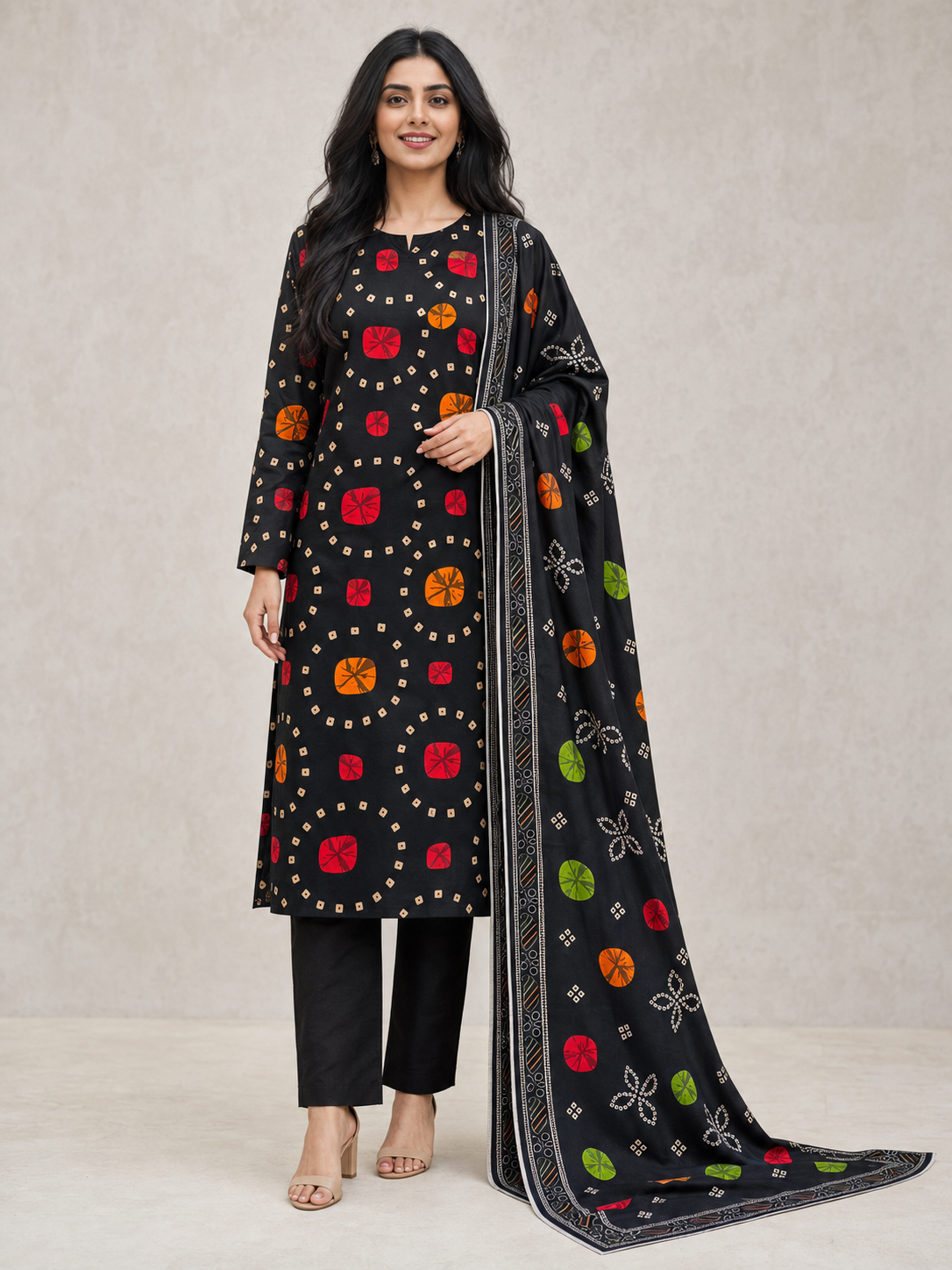 Maria B Linen Digital Printed 3 Piece | MB362