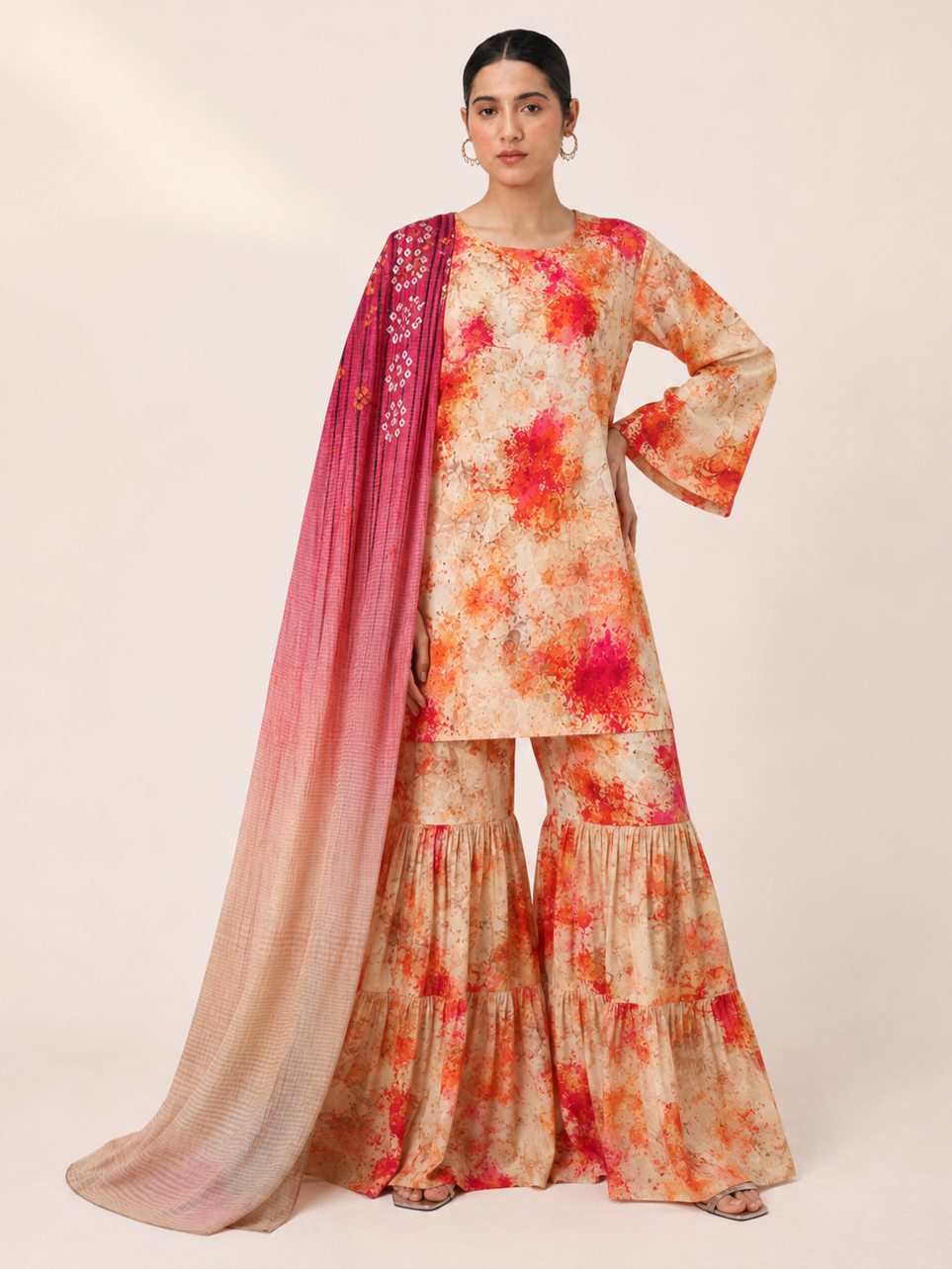Maria B Silk Digital Printed 3 Piece | MB287