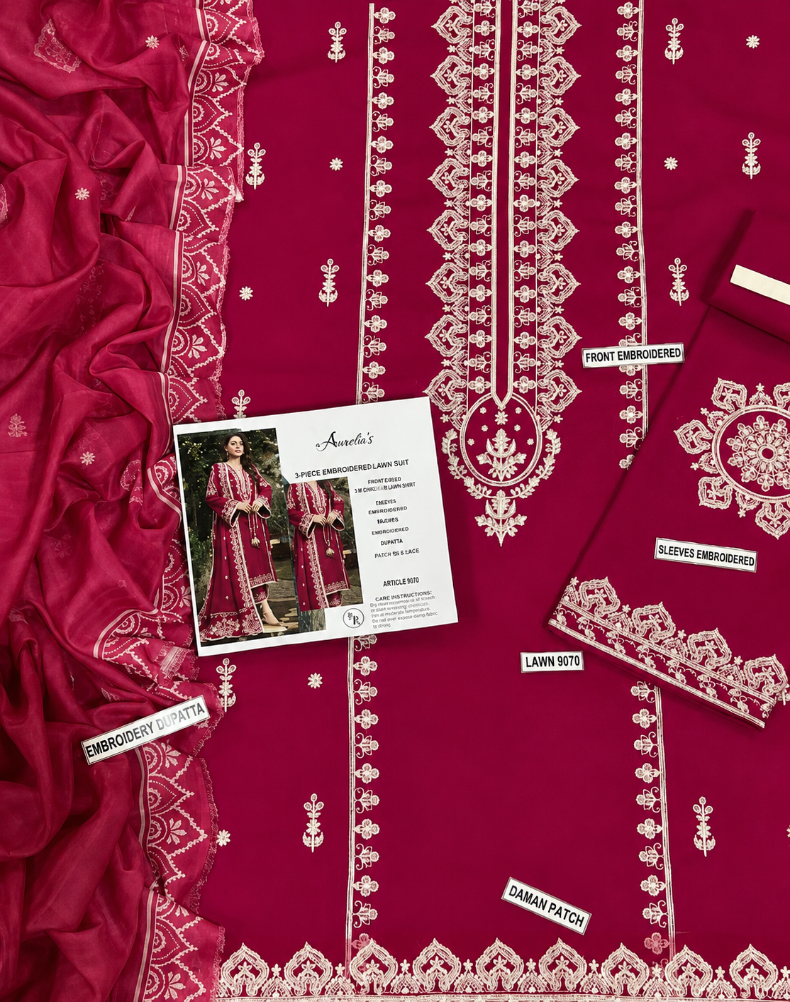 Urge Lawn Embroidered 3 Piece | UG242