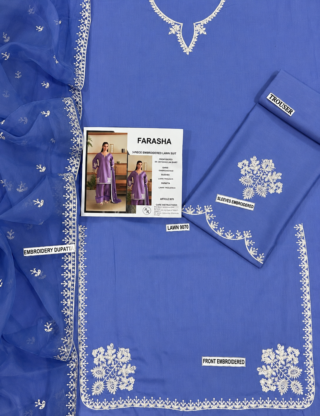 Urge Lawn Embroidered 3 Piece | UG255