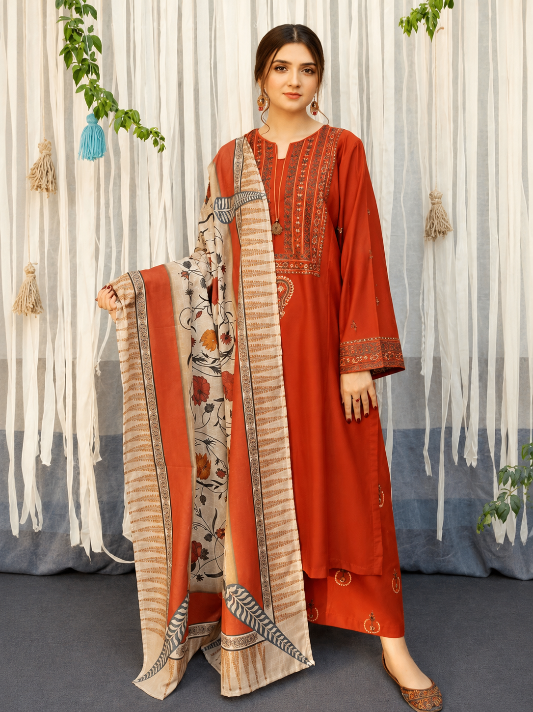 Urge Lawn Embroidered 3 Piece | UG244