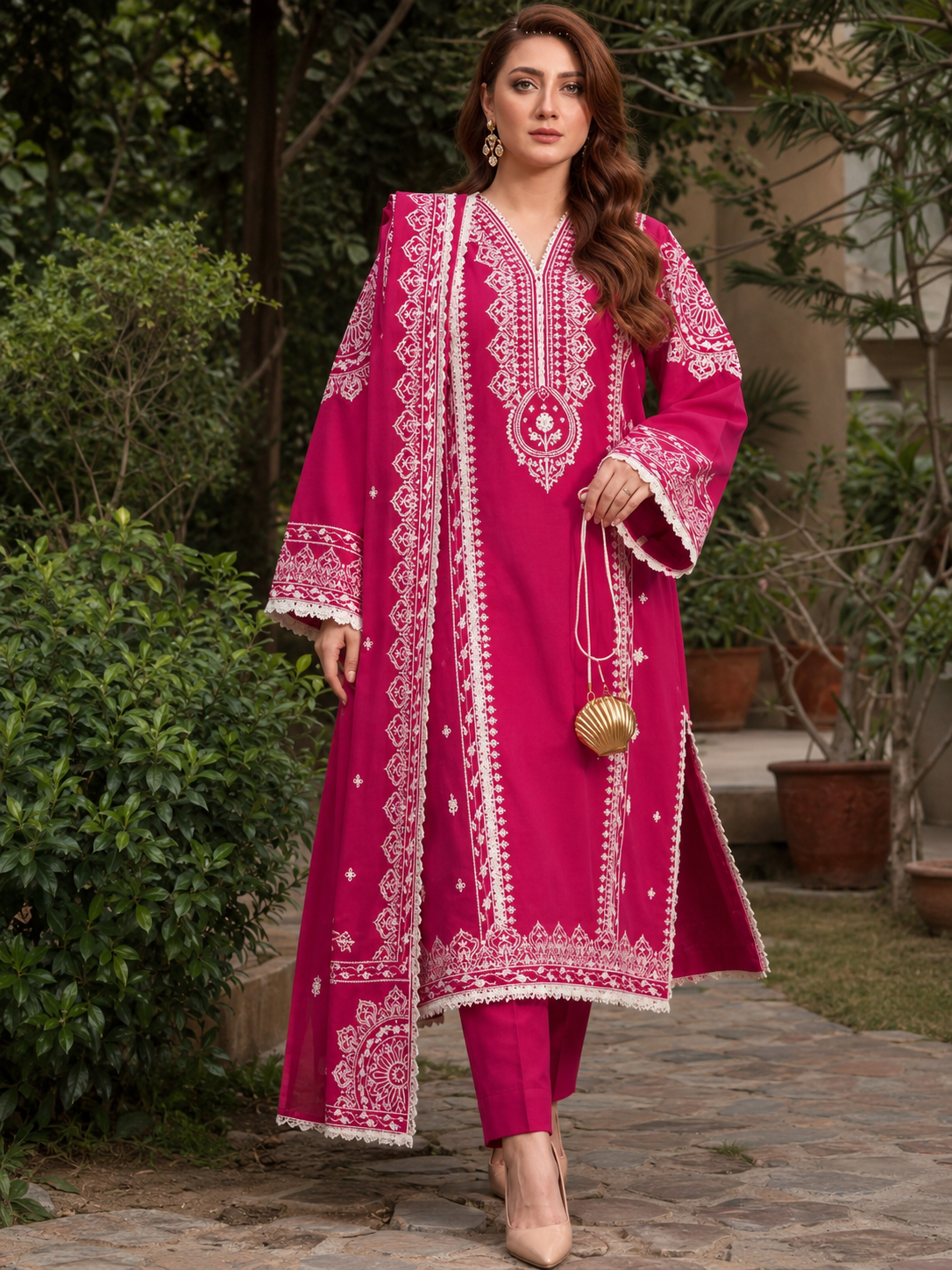 Urge Lawn Embroidered 3 Piece | UG242