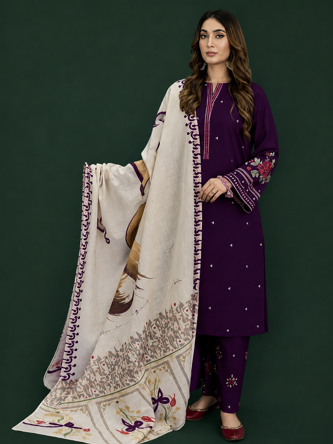 Urge Lawn Embroidered 3 Piece | UG250