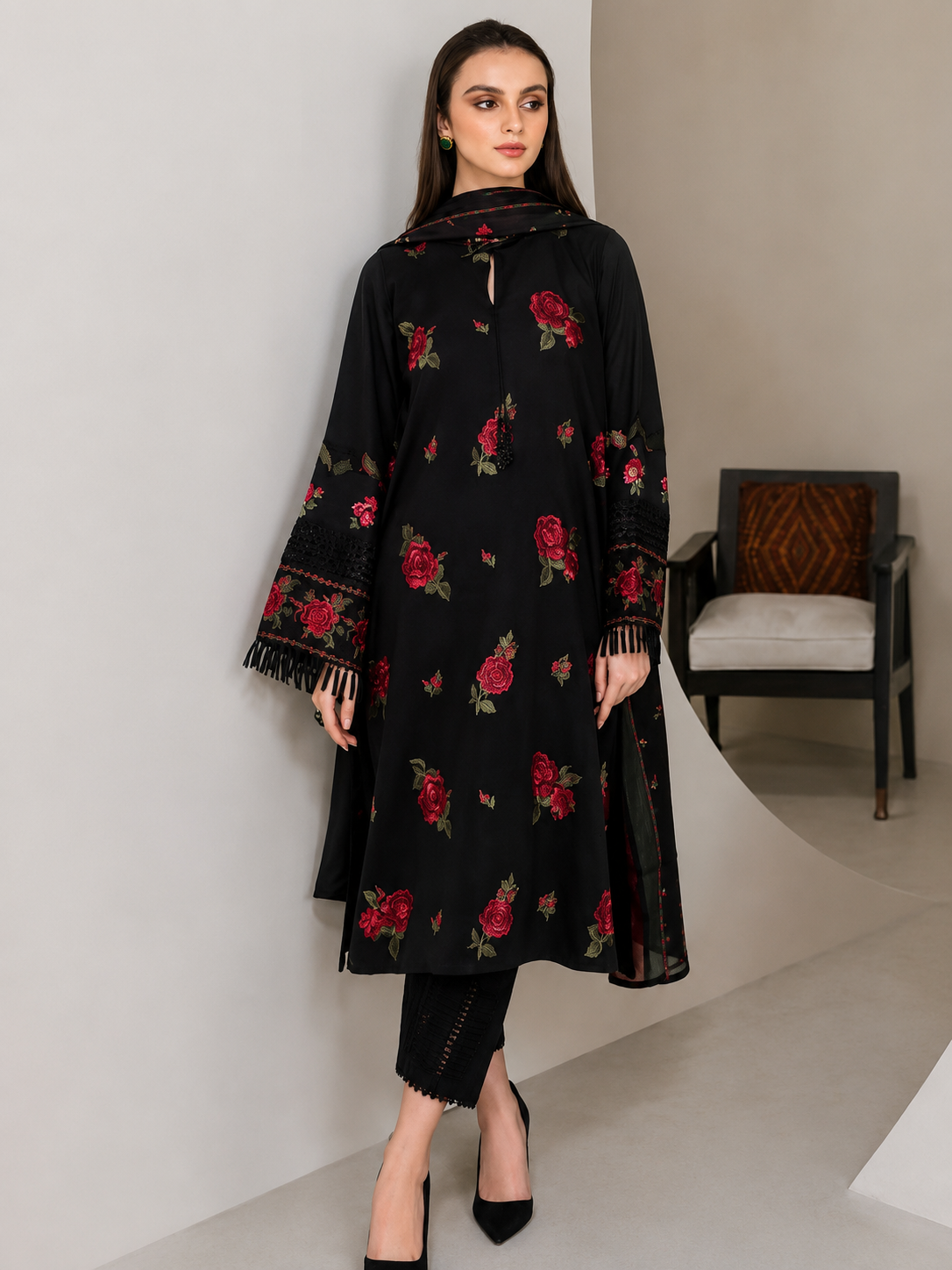 Urge Lawn Embroidered 3 Piece | UG253