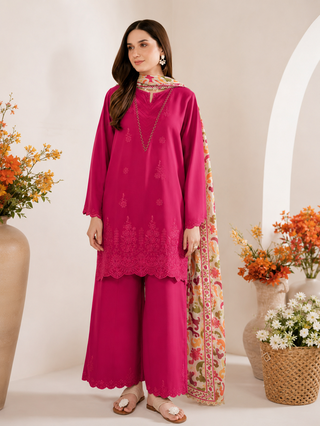 Sapphire Lawn Embroidered 3 Piece | SP134