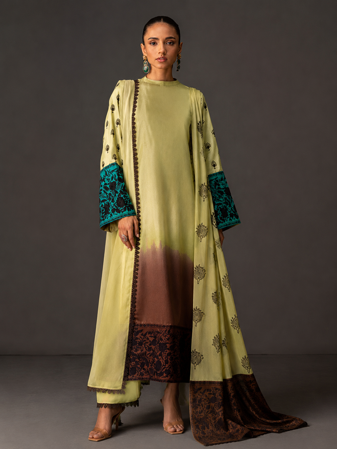 Maria B Silk Digital Printed 3 Piece | MB230