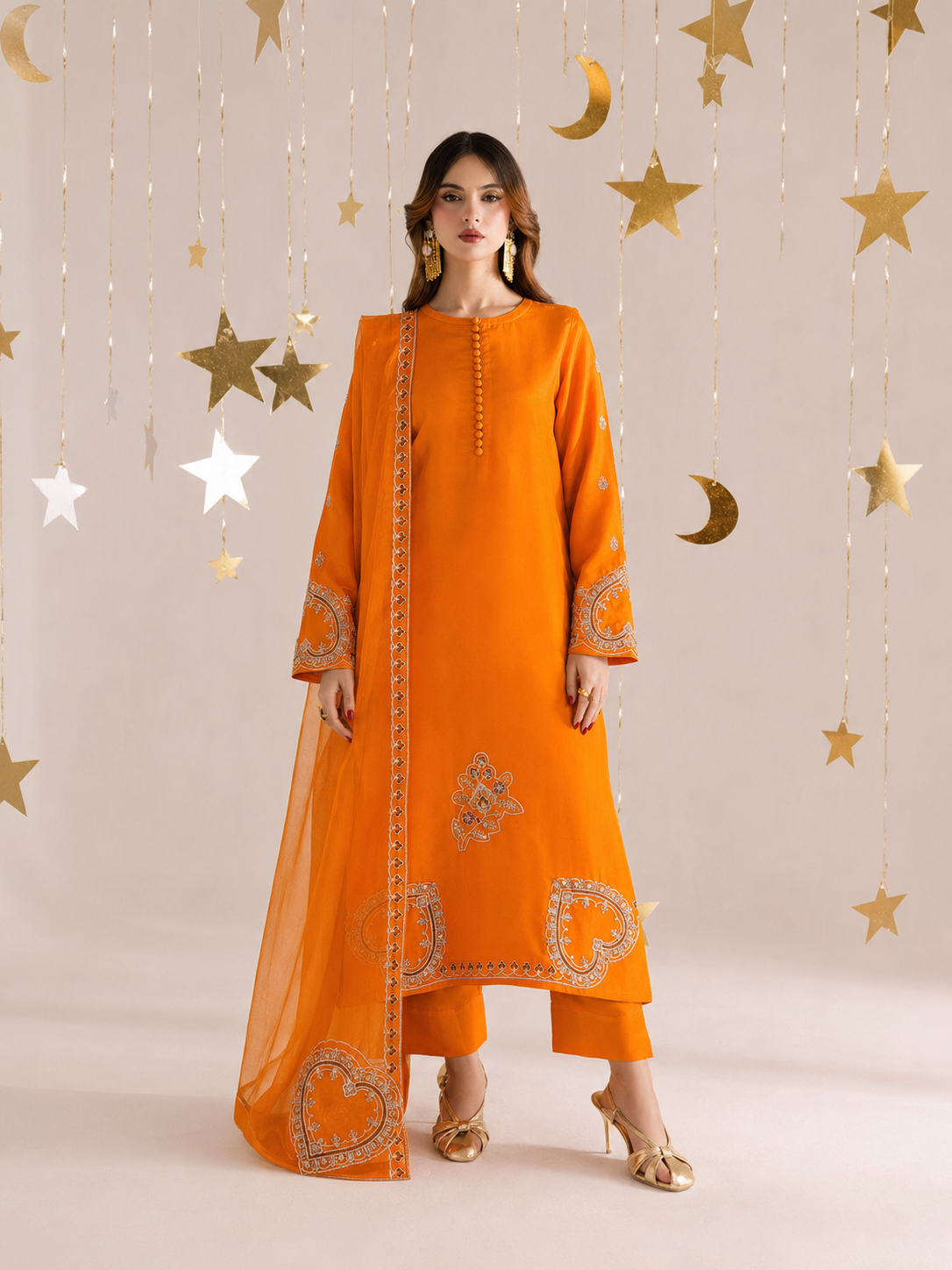 Anaya Silk Embroidered 3 Piece | AA210