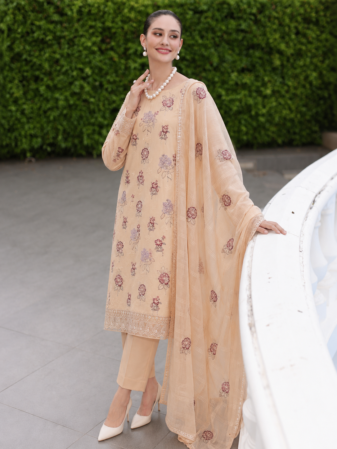 Bareeze Lawn Embroidered 3 Piece | BZ227