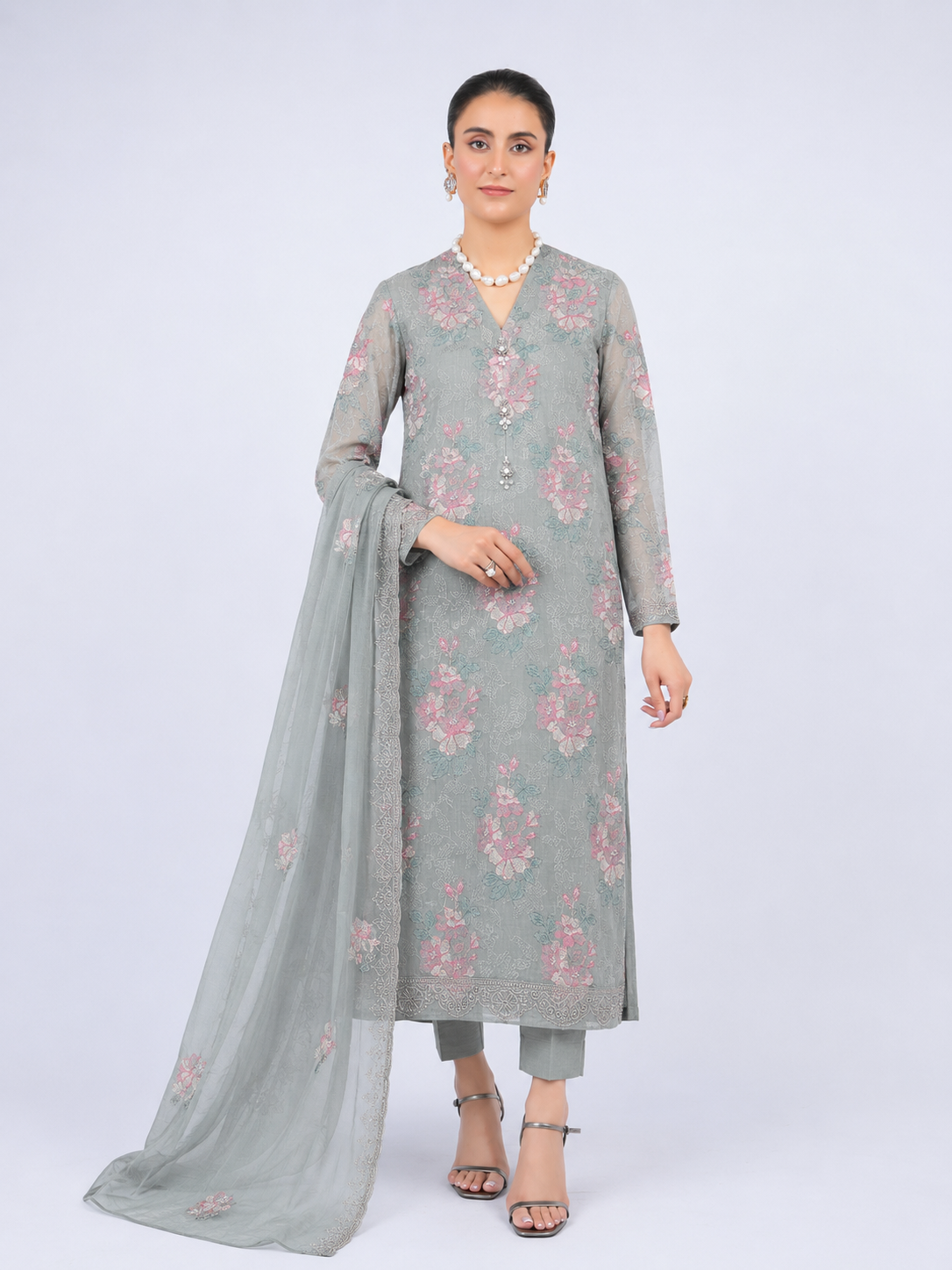 Bareeze Lawn Embroidered 3 Piece | BZ228