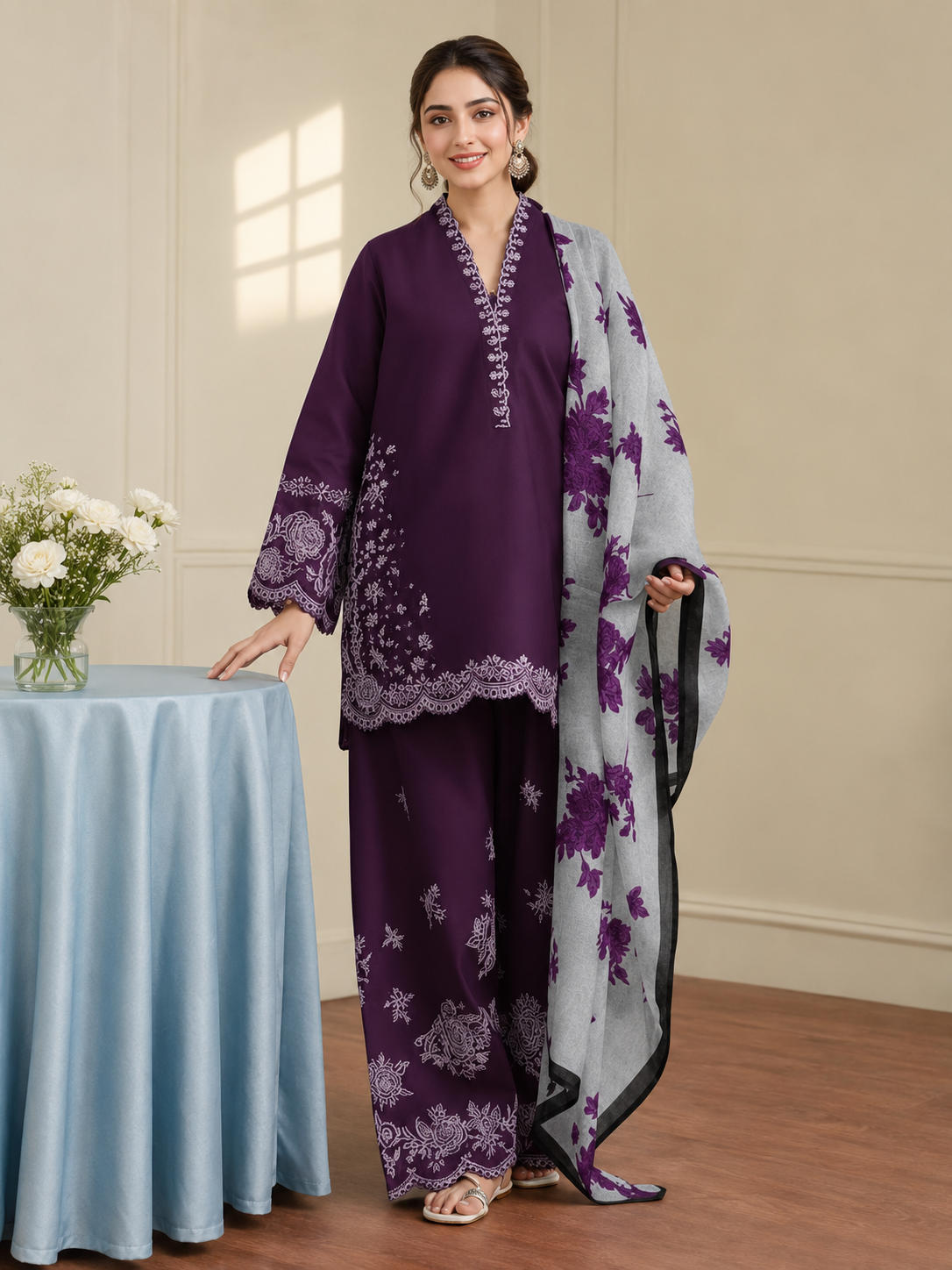 Urge Lawn Embroidered 3 Piece | UG220