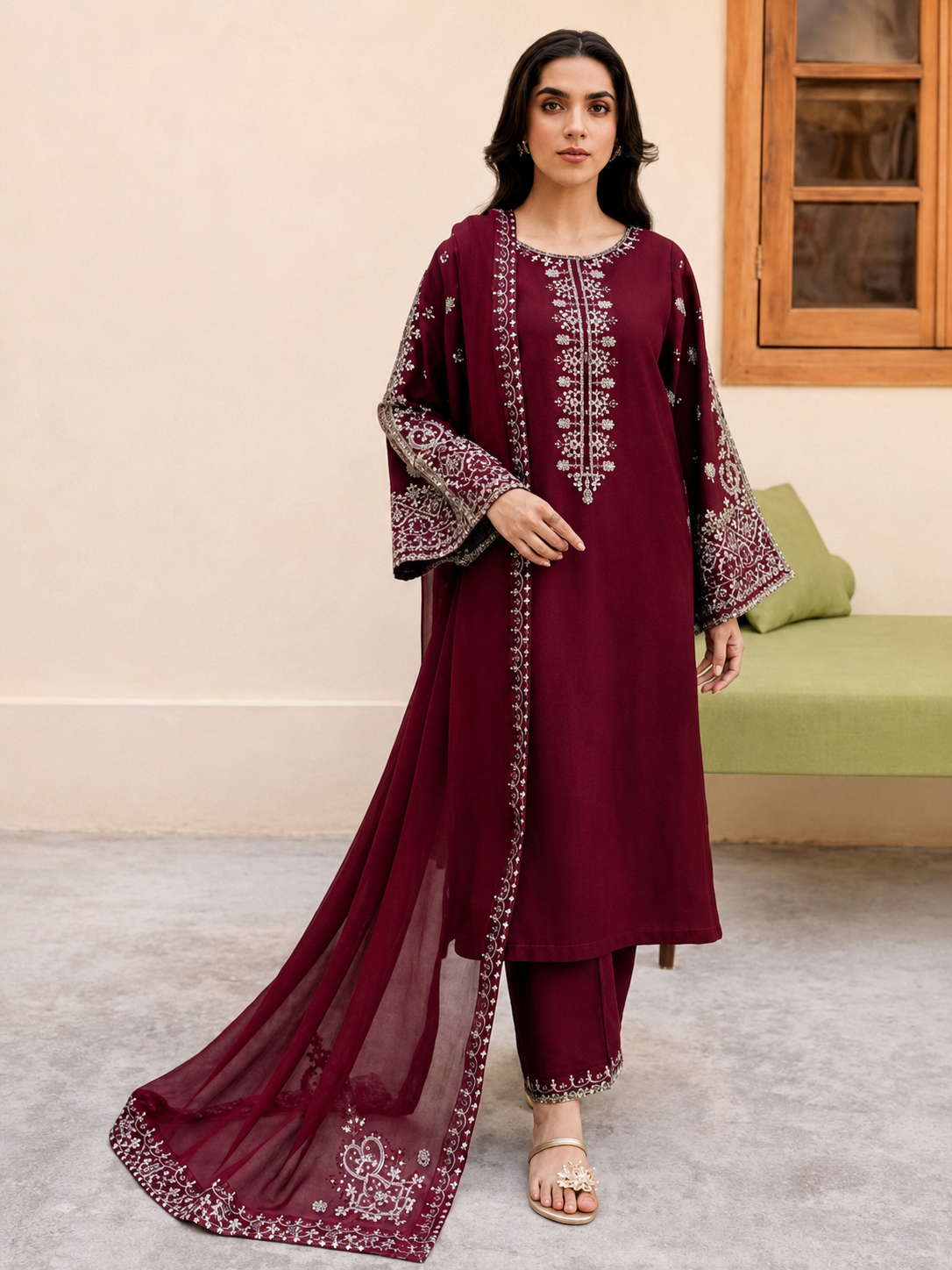 Urge Lawn Embroidered 3 Piece | UG219