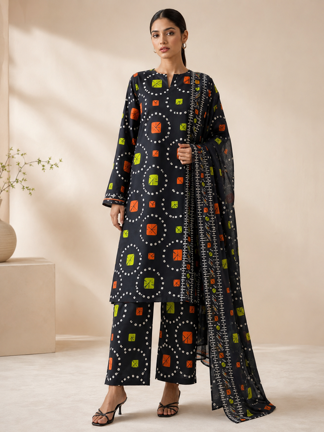 Orient Lawn Digital Printed 3 Piece | OT100