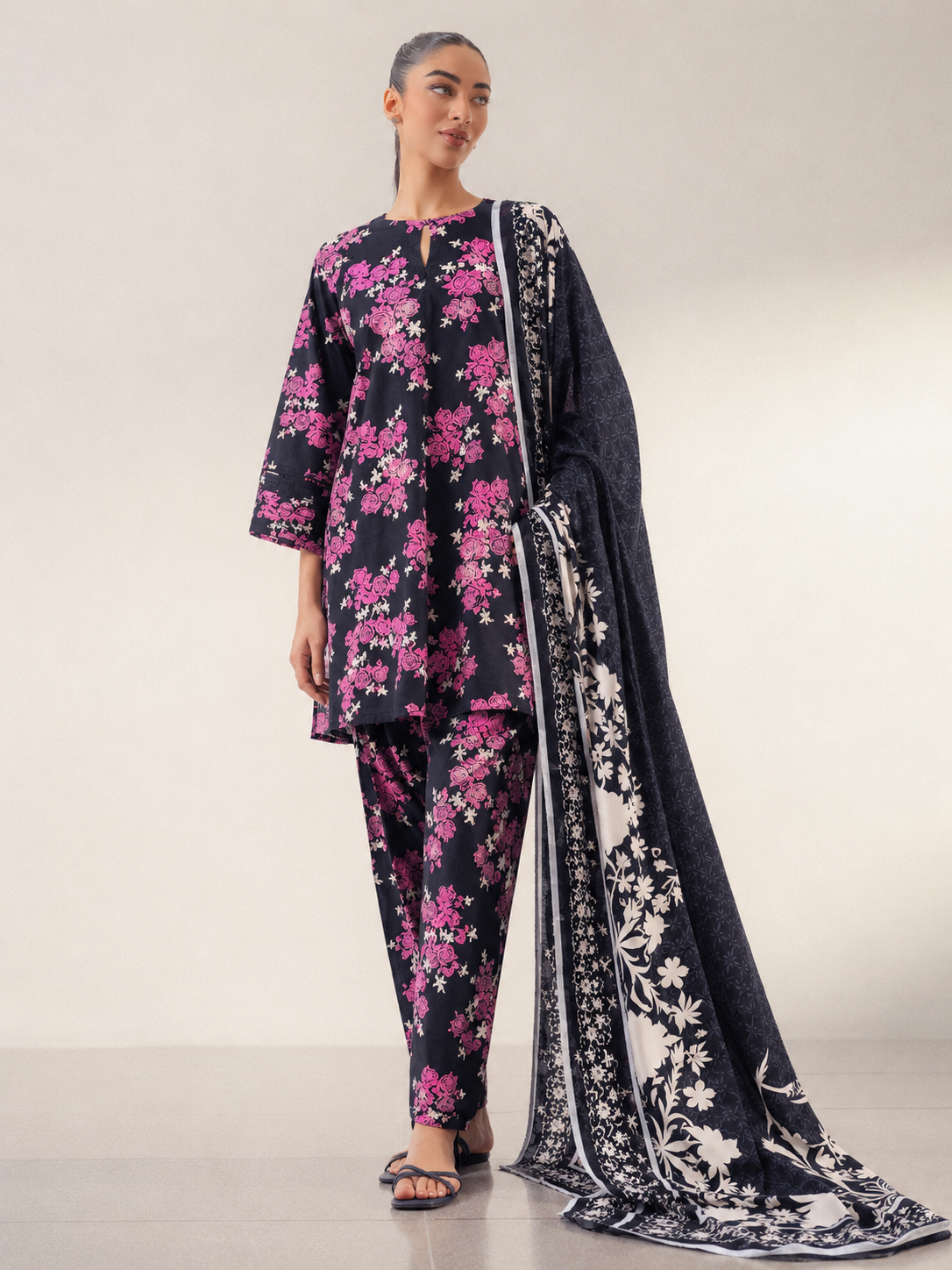 Ego Lawn Digital Printed 3 Piece | EO101