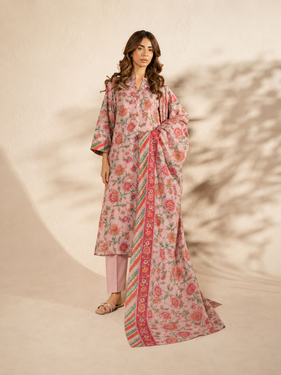 Nishat Lawn Digital Printed 3 Piece | TN103