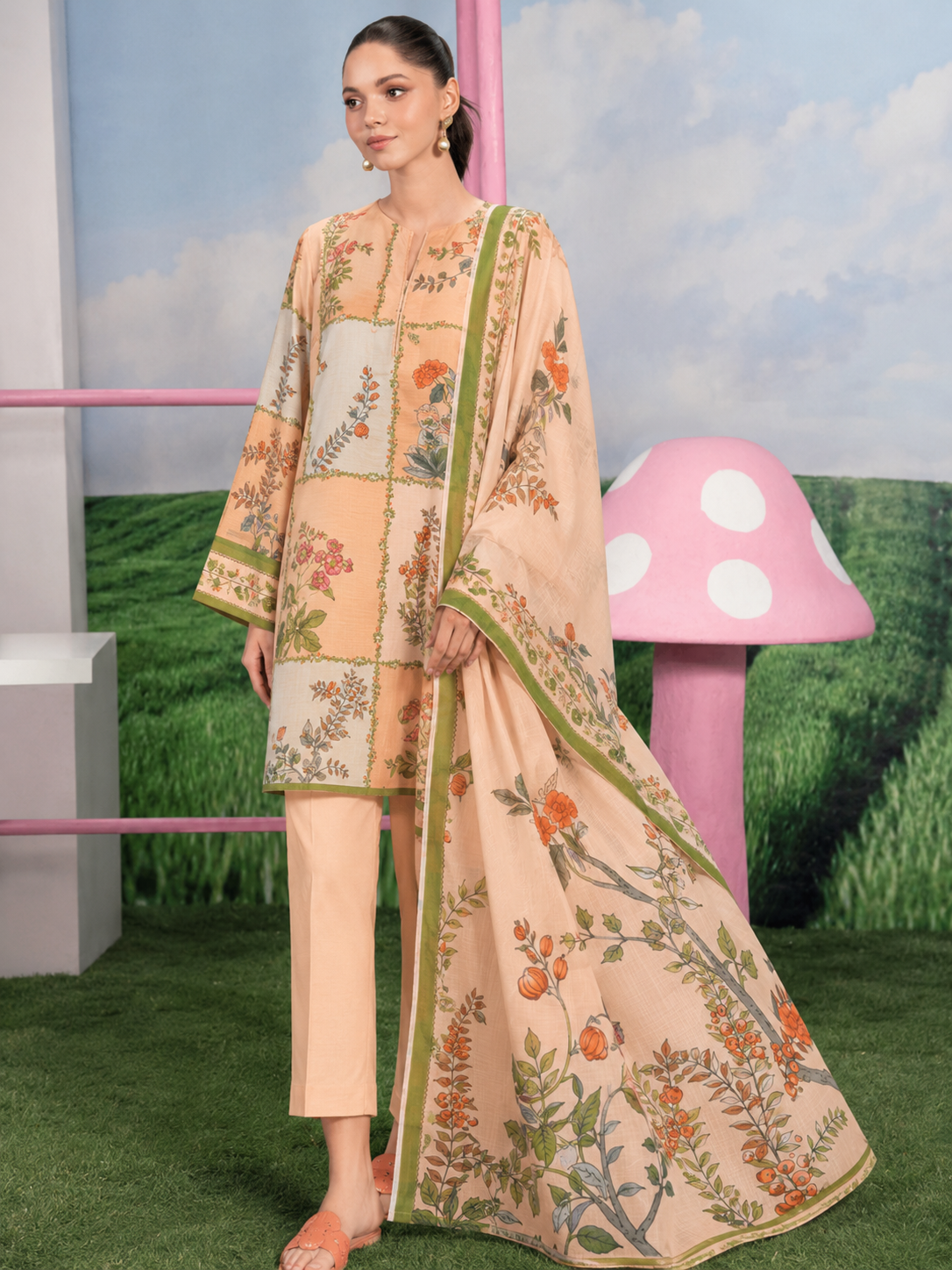 Mausummery Lawn Digital Printed 3 Piece | MY114