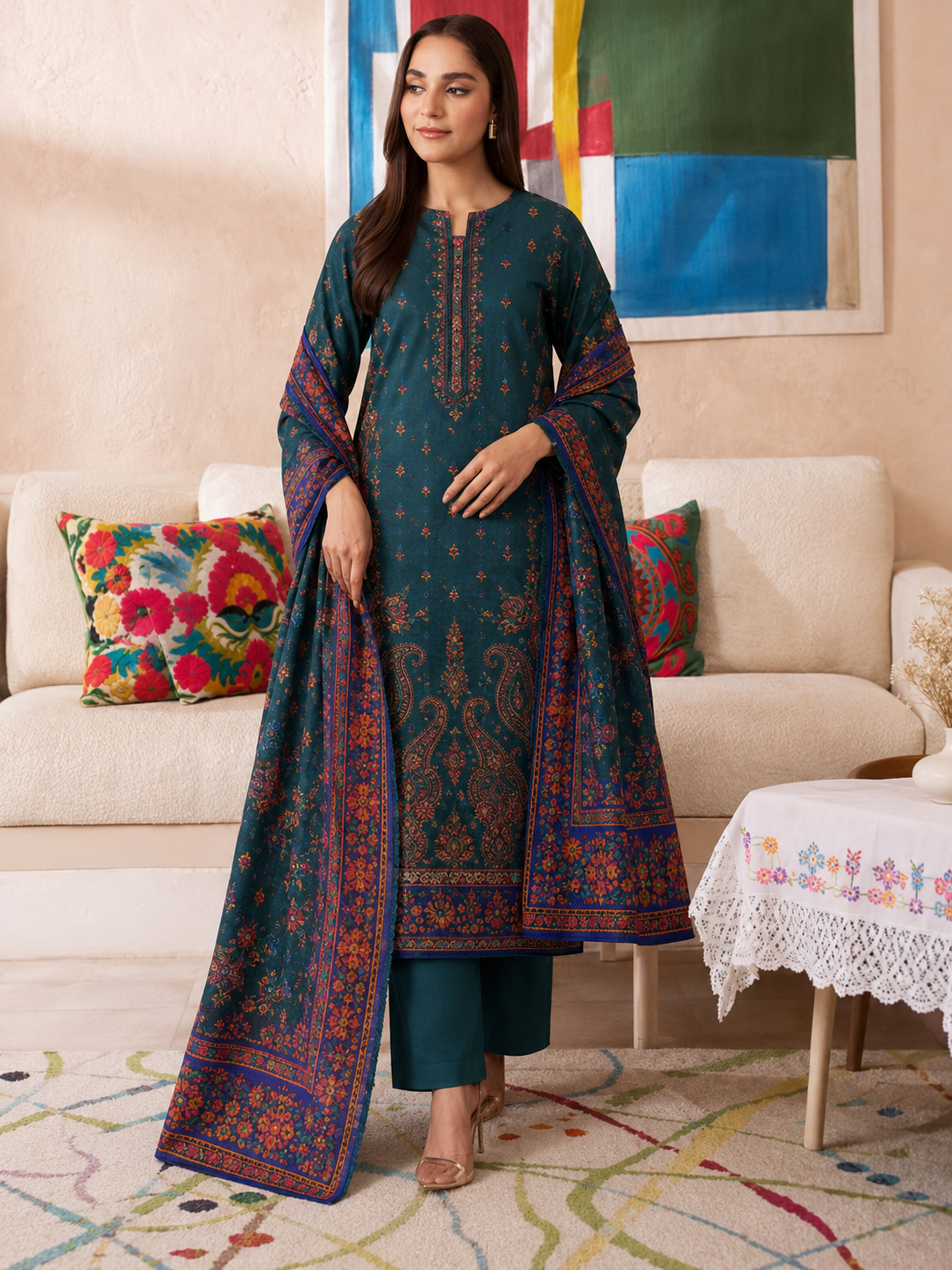 Mausummery Lawn Digital Printed 3 Piece | MY113