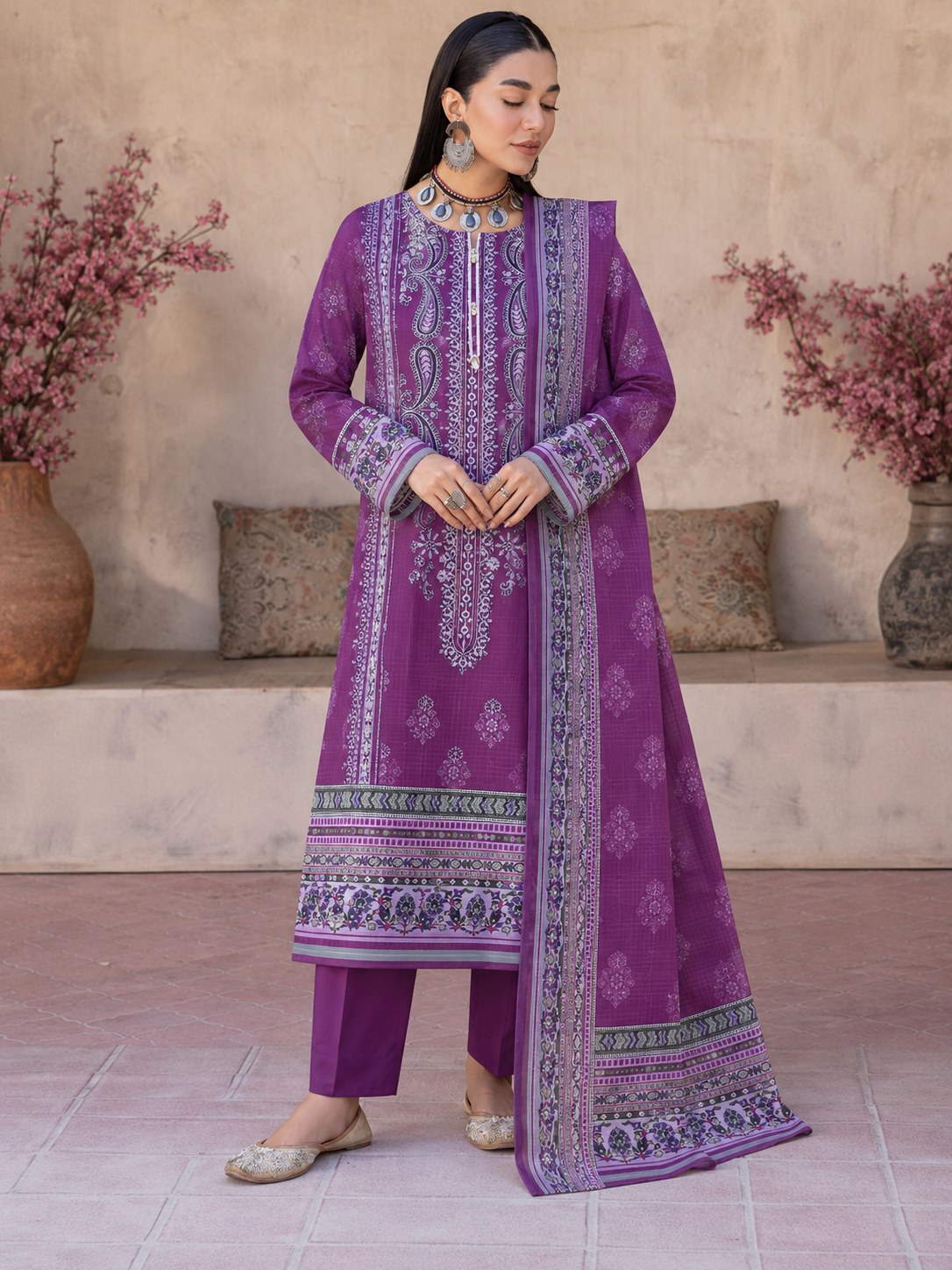 Mausummery Lawn Digital Printed 3 Piece | MY118