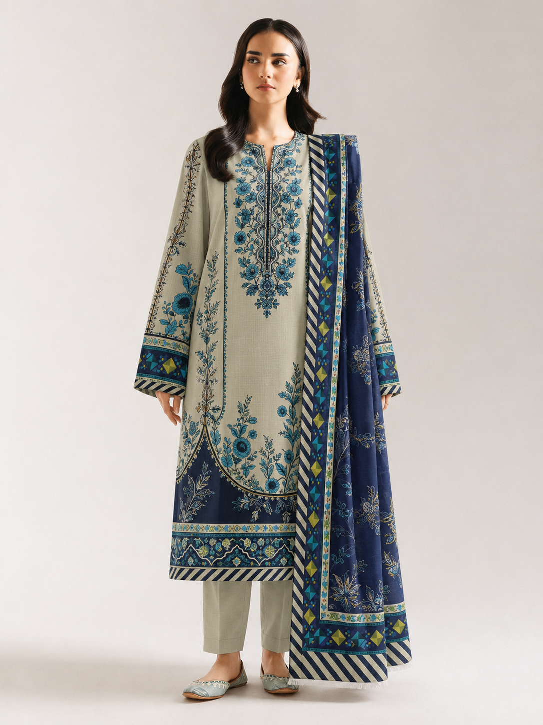 Mausummery Lawn Digital Printed 3 Piece | MY119