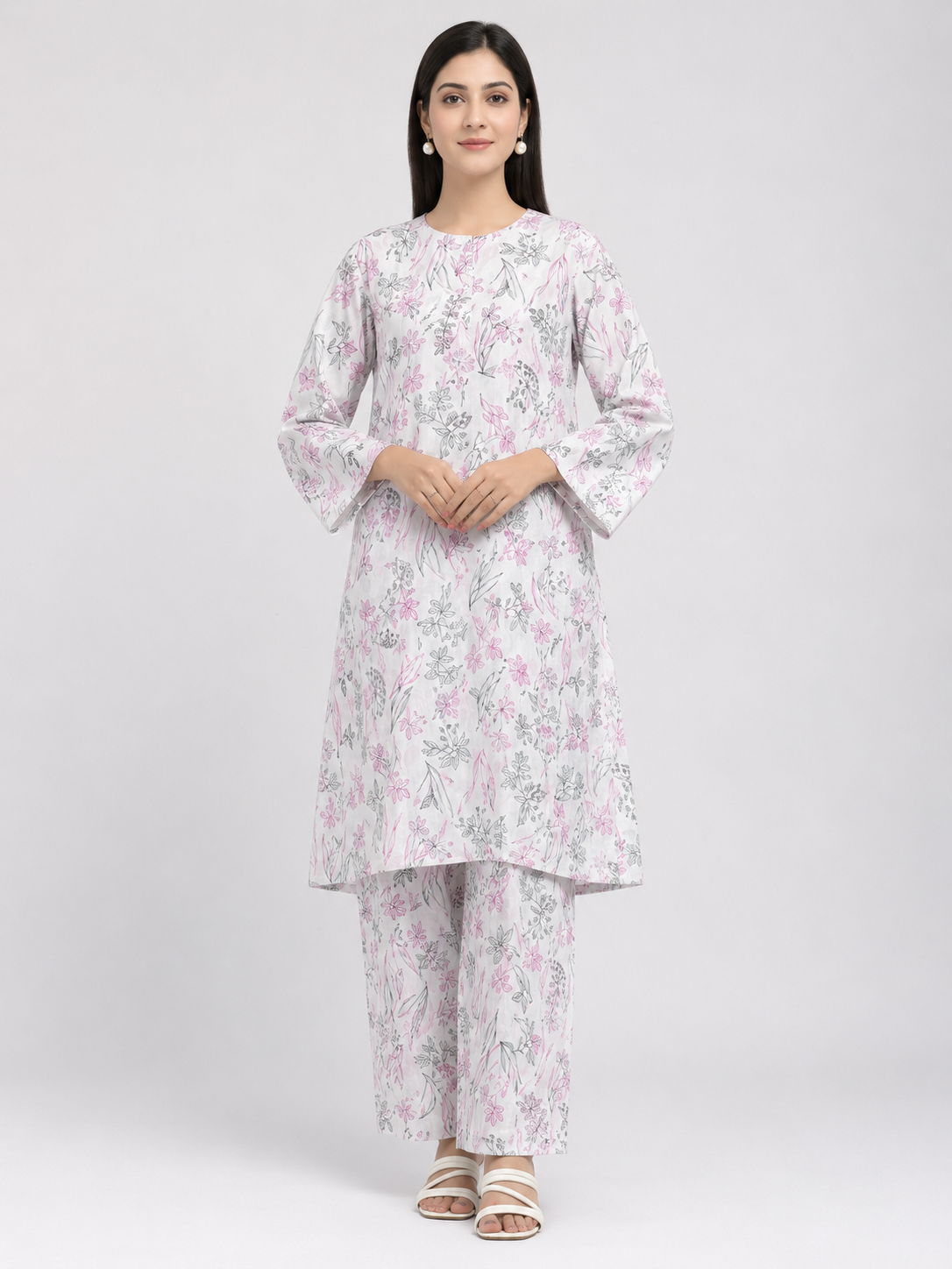 Edenrobe Lawn Digital Printed 2 Piece | ER106