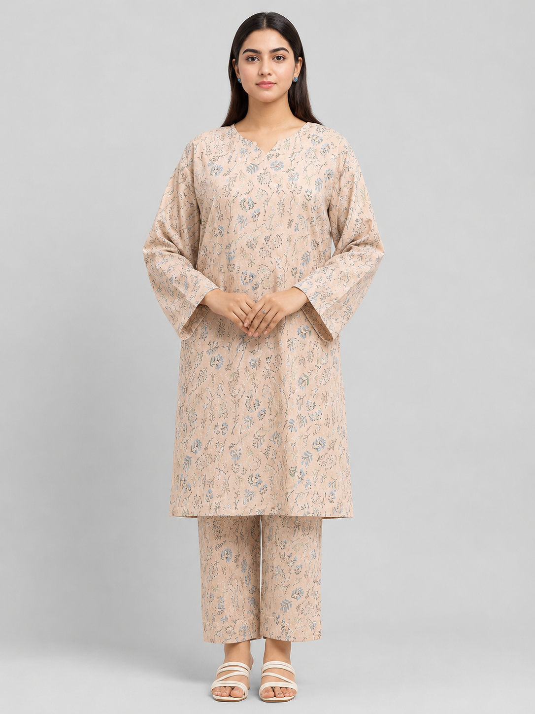 Edenrobe Lawn Digital Printed 2 Piece | ER105