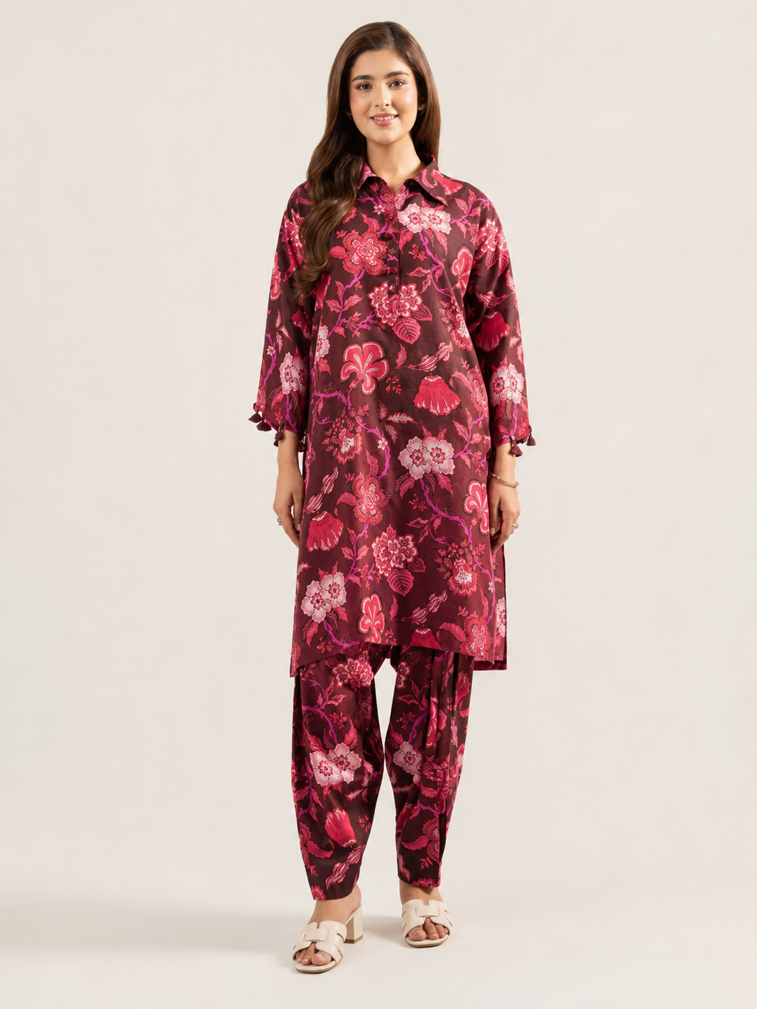 Edenrobe Lawn Digital Printed 2 Piece | ER108