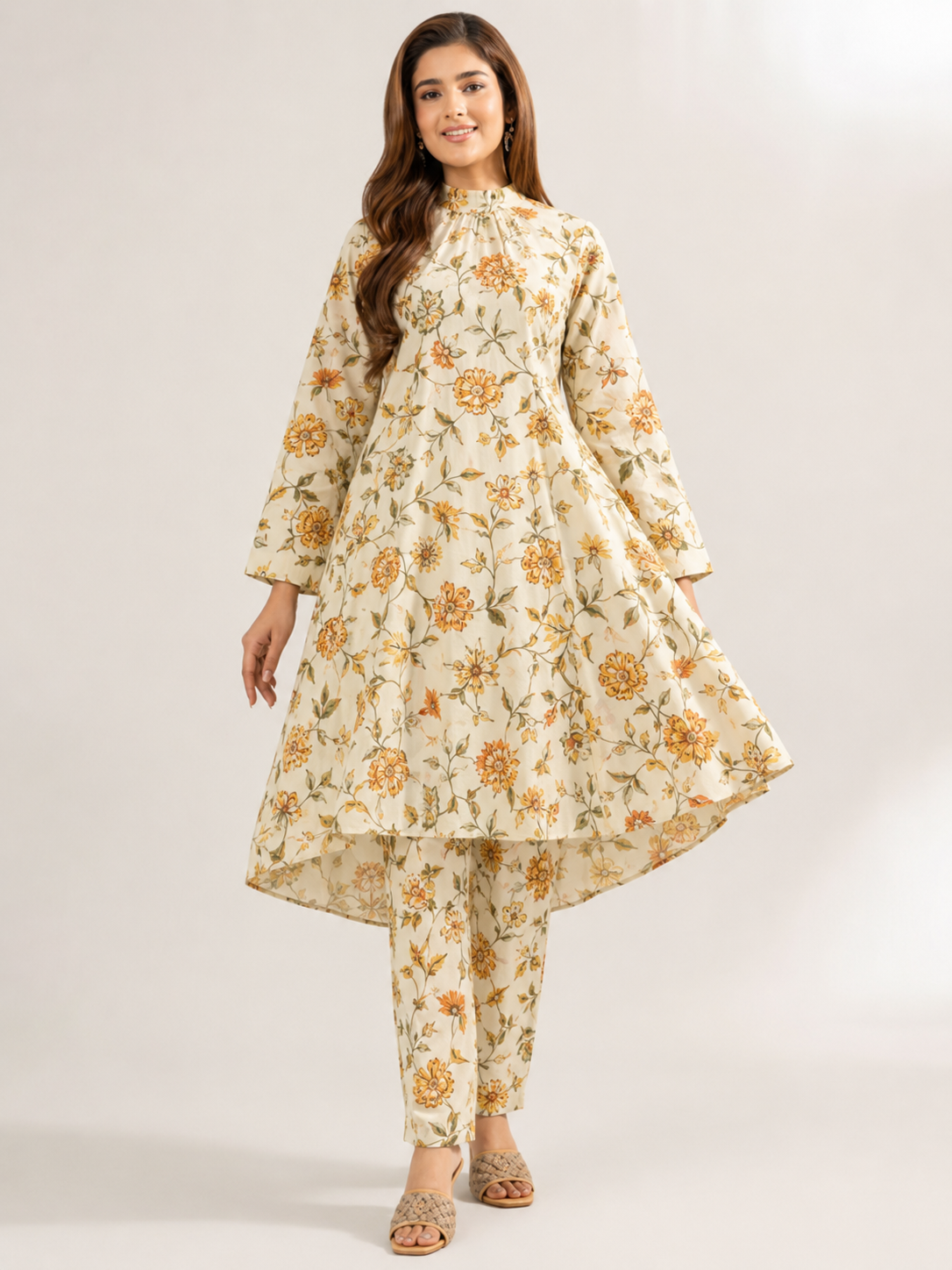 Edenrobe Lawn Digital Printed 2 Piece | ER113