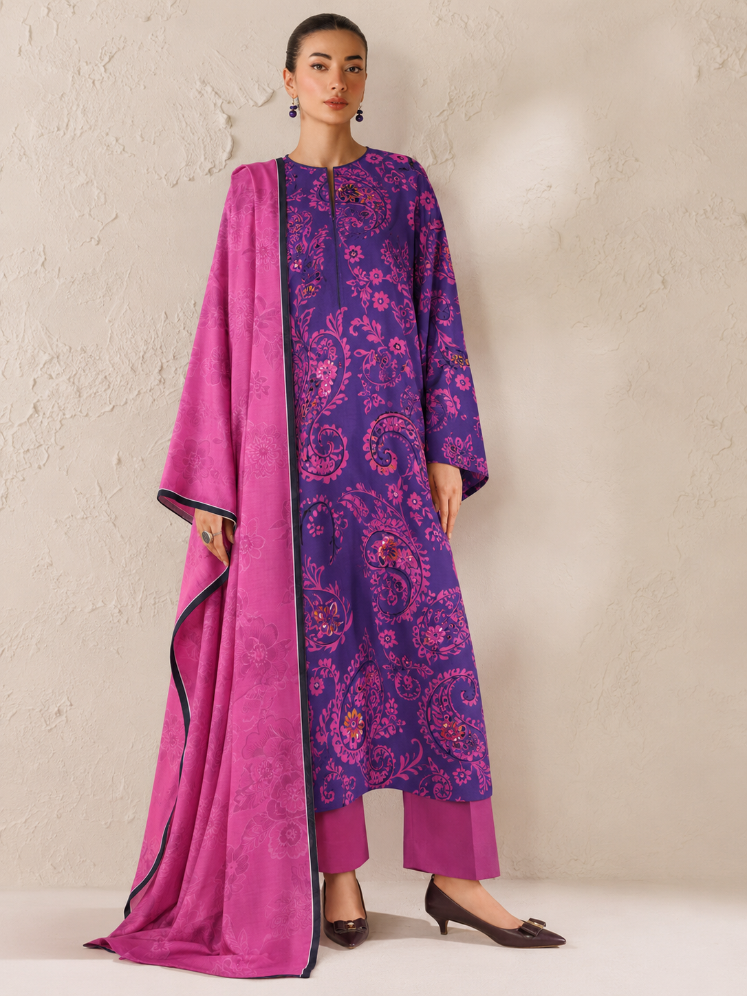 Baroque Lawn Digital Printed 3 Piece | BQ141