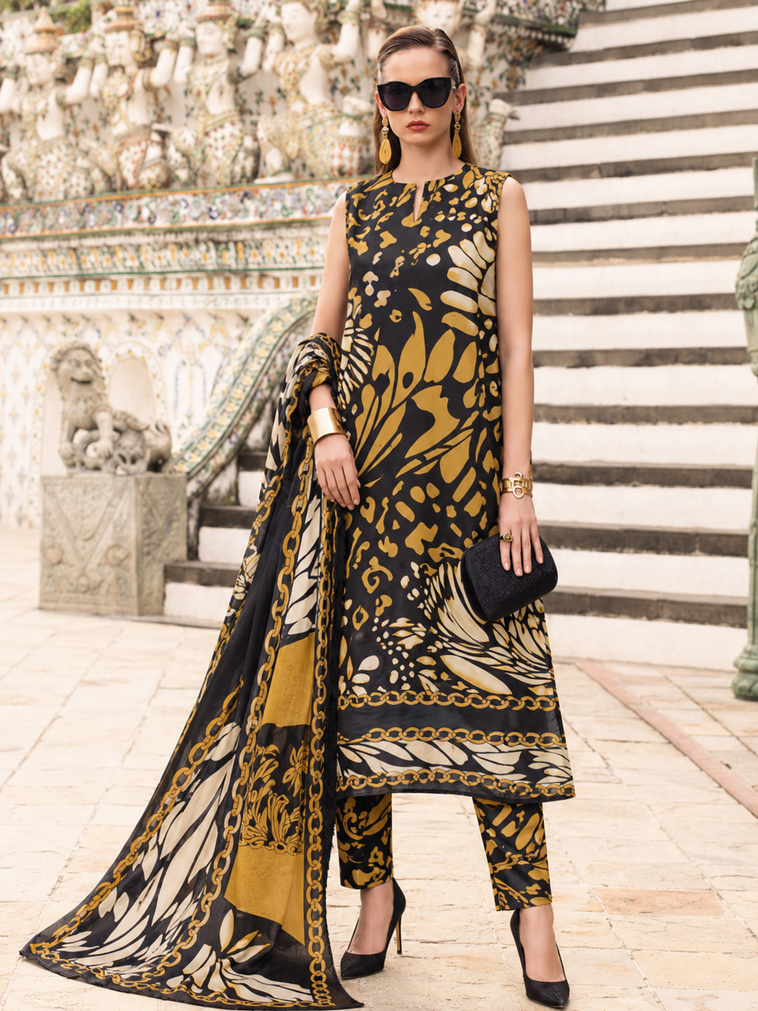 Maria B Lawn Digital Printed 3 Piece | MB200