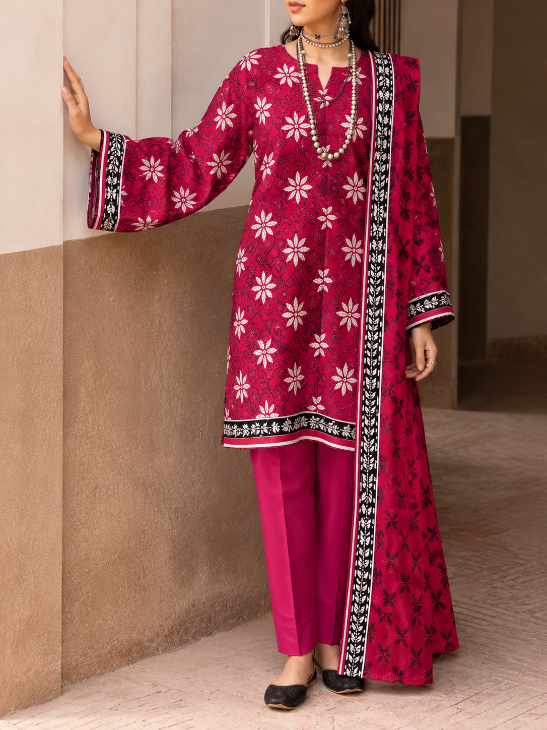 Saya Lawn Digital Printed 3 Piece | AY100