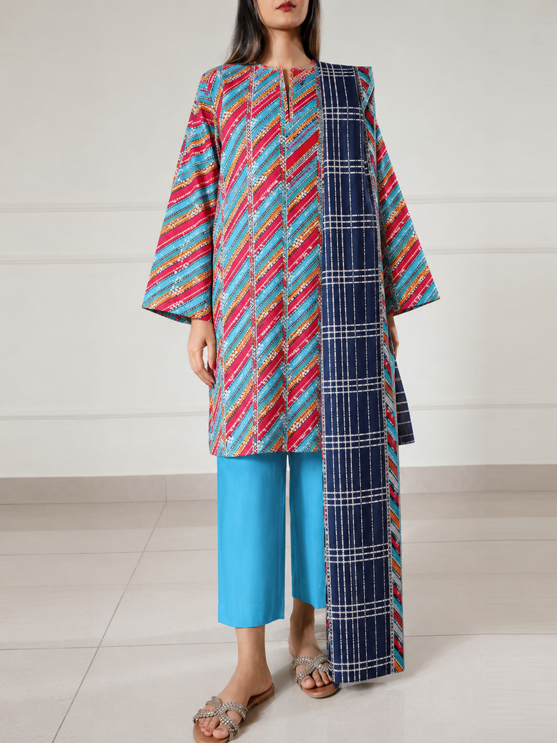 Saya Lawn Digital Printed 3 Piece | AY103