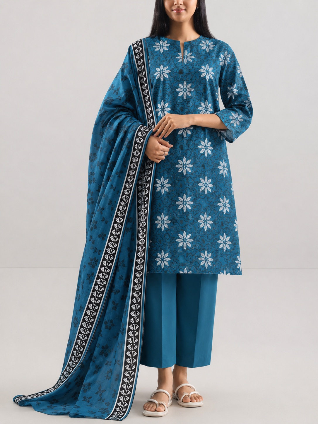 Saya Lawn Digital Printed 3 Piece | AY108