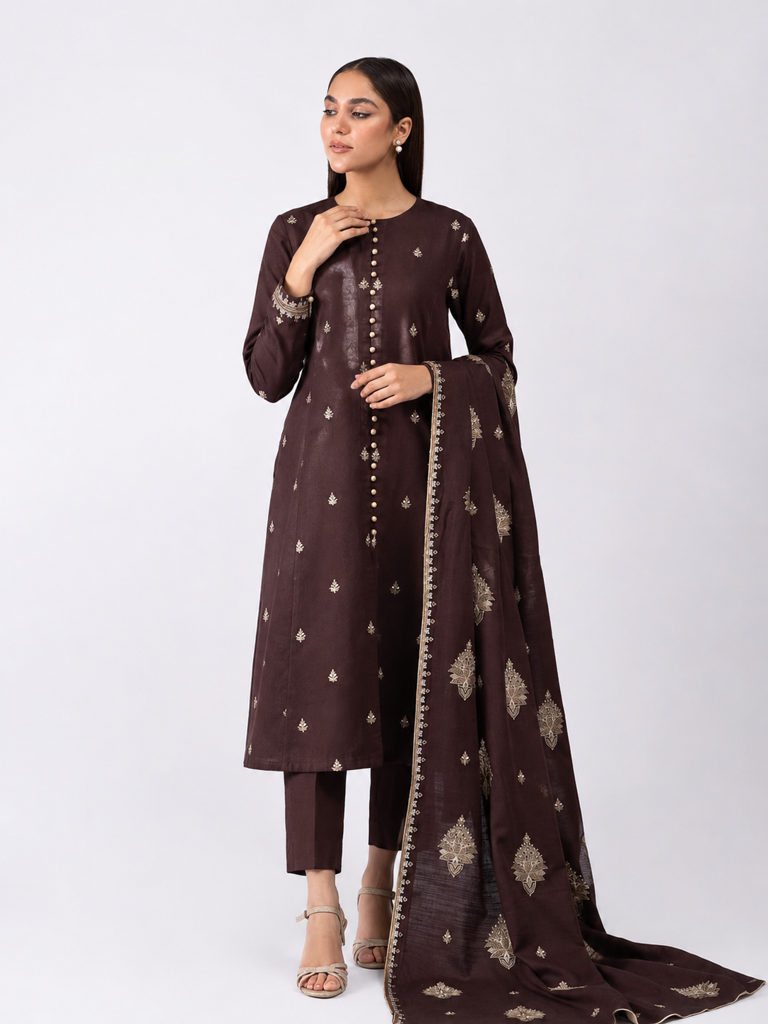Kayseria Lawn Embroidered 3 Piece | KY700