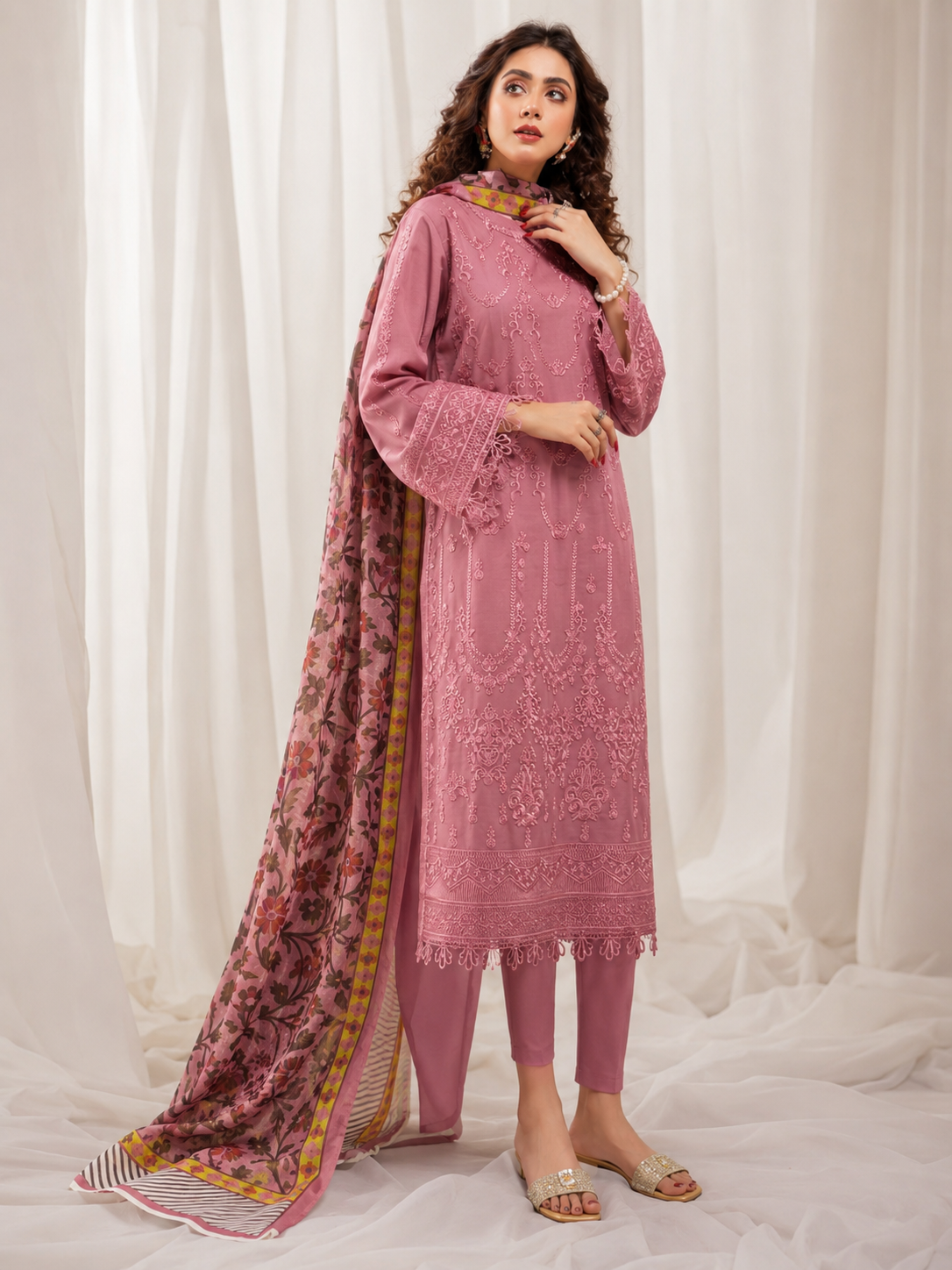Limelight Lawn Embroidered 3 Piece | LL100