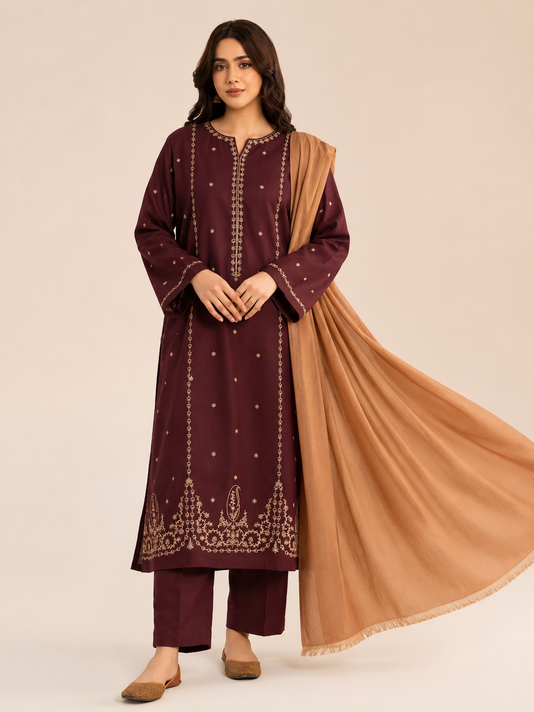 Sapphire Lawn Embroidered 3 Piece | SP130