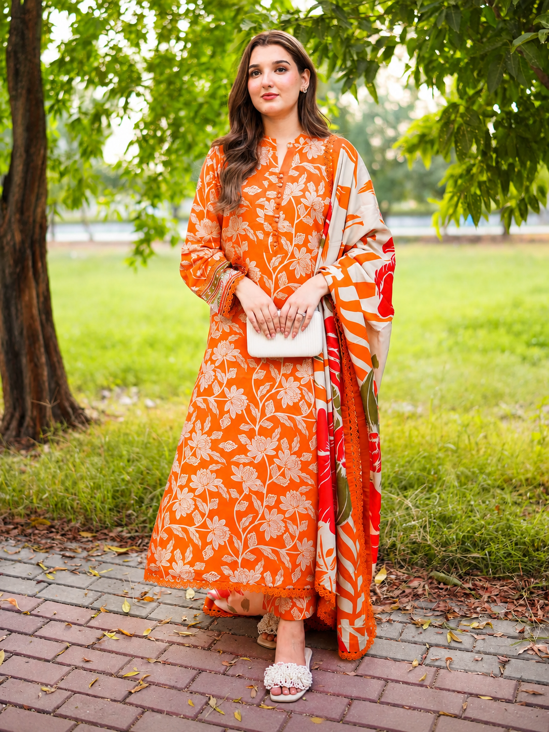 Aneela's Lawn Digital Printed 3 Piece | AN154