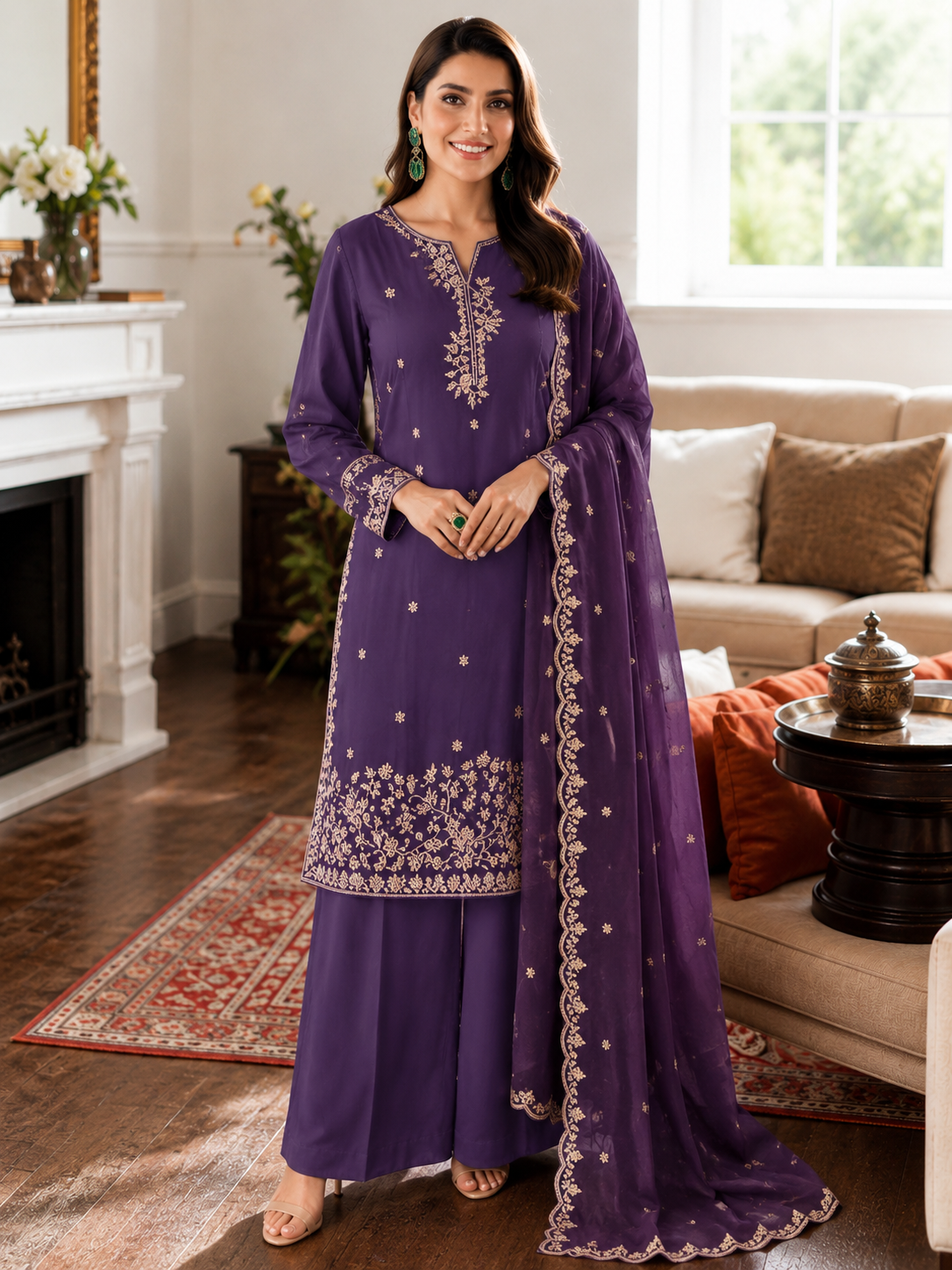 Urge Lawn Embroidered 3 Piece | UG234